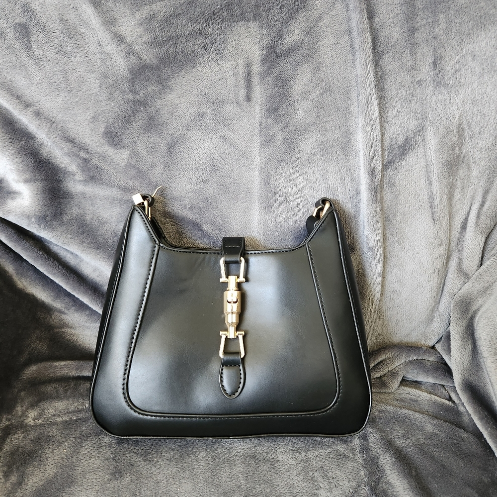 NWT Black leather purse